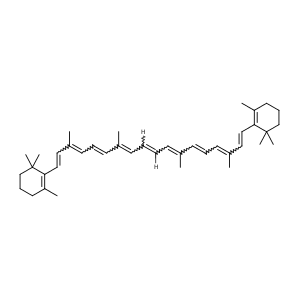 β,β-Carotene,CAS No. 7235-40-7.