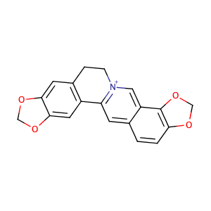 Coptisine,CAS No. 3486-66-6.