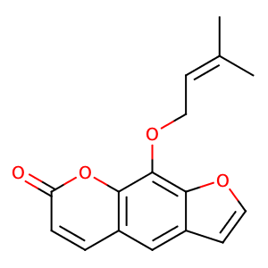 Imperatorin,CAS No. 482-44-0.