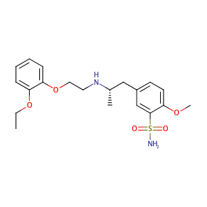 (R)-5-(2-((2-(2-Ethoxyphenoxy)ethyl)amino)propyl)-2-methoxybenzenesulfonamide hydrochloride,CAS No. 106463-17-6.