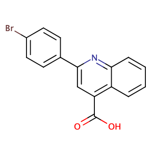 2-(4-Bromo-phenyl)-quinoline-4-carboxylic acid,CAS No. 103914-52-9.