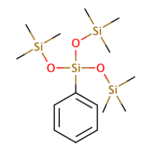 Phenyltris(trimethylsiloxy)silane,CAS No. 2116-84-9.
