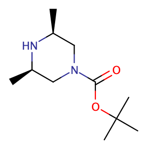 (3R,5S)-3,5-dimethyl-1-Boc-piperazine,CAS No. 129779-30-2.