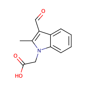 (3-Formyl-2-methyl-indol-1-yl)-acetic acid,CAS No. 432001-45-1.