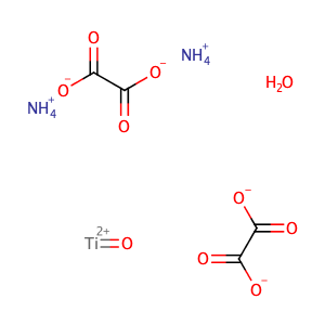 Titanium ammonium oxalate,CAS No. 10580-03-7.