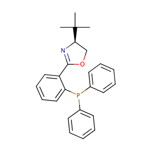 (S)-4-tert-Butyl-2-[2-(diphenylphosphino)phenyl]-2-oxazoline,CAS No. 148461-16-9.