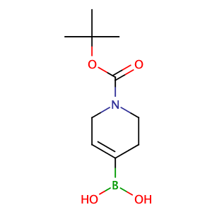 [1-(tert-Butoxycarbonyl)-1,2,3,6-tetrahydropyridine-4-yl]boronicacid,CAS No. 844501-00-4.