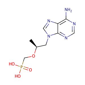 (S)-(((1-(6-Amino-9H-purin-9-yl)propan-2-yl)oxy)methyl)phosphonic acid,CAS No. 147127-19-3.