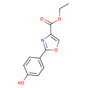 Ethyl2-(4-hydroxyphenyl)-1,3-oxazole-4-carboxylate,CAS No. 200400-76-6.