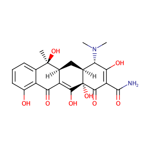 Tetracycline,CAS No. 60-54-8.