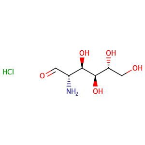 (2S,3R,4S,5R)-2-Amino-3,4,5,6-tetrahydroxyhexanal hydrochloride,CAS No. 5505-63-5.