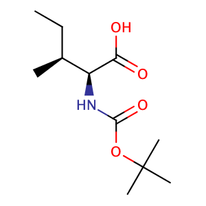 (2S,3S)-2-((tert-Butoxycarbonyl)amino)-3-methylpentanoic acid,CAS No. 13139-16-7.