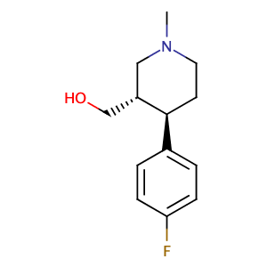 (3S,4R)-4-(4-Fluorophenyl)-3-hydroxymethyl-1-methylpiperidine,CAS No. 105812-81-5.