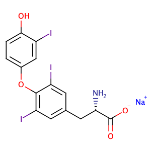 Liothyronine sodium,CAS No. 55-06-1.
