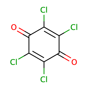 Tetrachloroquinone,CAS No. 118-75-2.