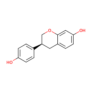 (S)-3-(4-Hydroxyphenyl)chroman-7-ol,CAS No. 531-95-3.