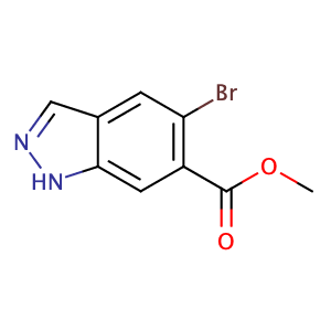 Methyl 5-bromo-1H-indazole-6-carboxylate,CAS No. 1000342-30-2.