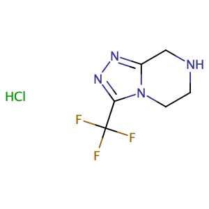 3-(trifluoromethyl)-5,6,7,8-tetrahydro-[1,2,4]triazolo[4,3-a]pyrazine hcl,CAS No. 762240-92-6.