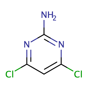 2-Amino-4,6-dichloropyrimidine,CAS No. 56-05-3.