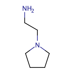 1,2-AMINOETHYLPYRROLIDINE,CAS No. 7154-73-6.