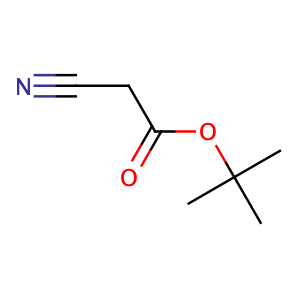 t-Butylcyano acetate Bottom of Form,CAS No. 1116-98-9.