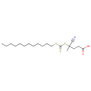 4-Cyano-4-(dodecylsulfanylthiocarbonyl)sulfanylpentanoic acid,CAS No. 870196-80-8.