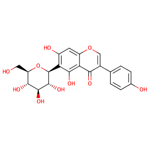 Isovitexin,CAS No. 38953-85-4.