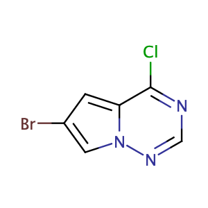 6-bromo-4-chloropyrrolo[1,2-f][1,2,4]triazine,CAS No. 916420-30-9.