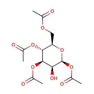 1,3,4,6-tetra-O-acetyl-β-D-mannopyranose,CAS No. 18968-05-3.