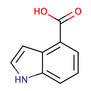 Indole-4-carboxylic acid,CAS No. 2124-55-2.