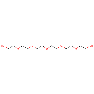 hexa(ethylene glycol),CAS No. 2615-15-8.