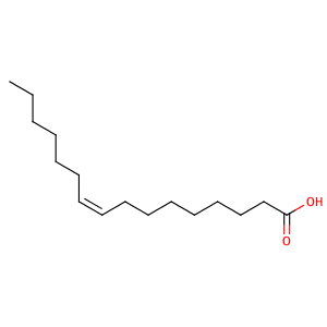 (Z)-9-hexadecenoic acid,CAS No. 373-49-9.