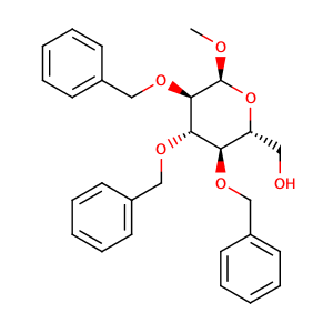 ((2R,3R,4S,5R,6S)-3,4,5-tris(benzyloxy)-6-methoxytetrahydro-2H-pyran-2-yl)methanol,CAS No. 53008-65-4.