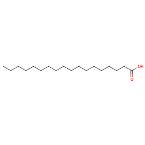 octadecanoic acid,CAS No. 57-11-4.