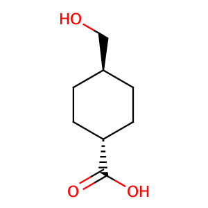 trans-4-(hydroxymethyl)cyclohexanecarboxylic acid,CAS No. 66185-74-8.