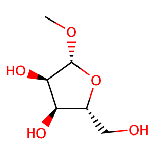 1-O-methyl-β-D-ribofuranoside,CAS No. 7473-45-2.
