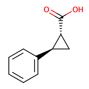 (rac)-trans-2-phenylcyclopropanone carboxylic acid,CAS No. 939-90-2.