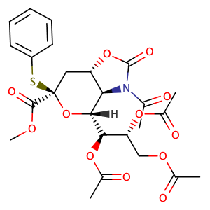 methyl (phenyl 5-acetamido-7,8,9-tri-O-acetyl-5-N,4-O-carbonyl-3,5-dideoxy-2-thio-D-glycero-β-D-galactonon-2-ulopyranoside)onate,CAS No. 934591-76-1.