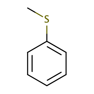 methyl-phenyl-thioether,CAS No. 100-68-5.