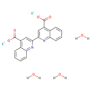 2,2'-Biquinoline-4,4'-dicarboxylic acid dipotassium salt trihydrate,CAS No. 207124-63-8.
