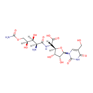 (+)-polyoxin B,CAS No. 19396-06-6.