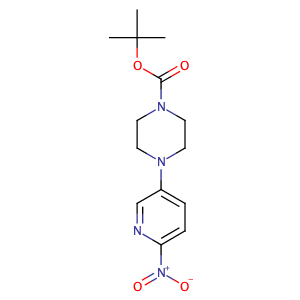 tert-Butyl 4-(6-nitropyridin-3-yl)piperazine-1-carboxylate,CAS No. 571189-16-7.