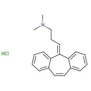 3-(5H-Dibenzo[a,d][7]annulen-5-ylidene)-N,N-dimethylpropan-1-amine hydrochloride,CAS No. 6202-23-9.
