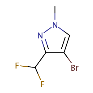 4-Bromo-3-(difluoromethyl)-1-methyl-1H-pyrazole,CAS No. 1089212-38-3.