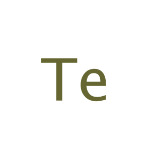 Tellurium,CAS No. 13494-80-9.