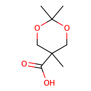 2,2,5-Trimethyl-1,3-dioxane-5-carboxylic Acid,CAS No. 16837-14-2.