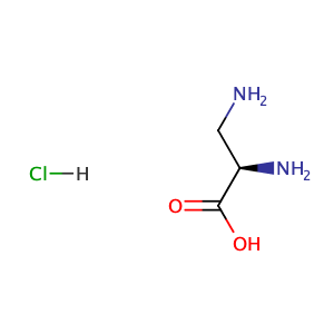 H-D-Dap-OH·HCl(D-2,3-Diaminopropionic acid hydrochloride),CAS No. 6018-56-0.