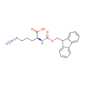 Nα-Fmoc-δ-azido-L-norvaline,CAS No. 1097192-04-5.