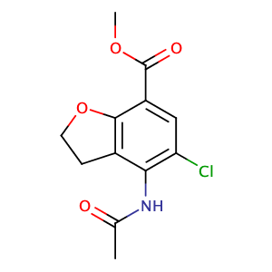 Methyl 4-acetamido-5-chloro-2,3-dihydrobenzofuran-7-carboxylate,CAS No. 143878-29-9.