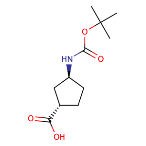 (1S,3S)-3-((tert-Butoxycarbonyl)amino)cyclopentanecarboxylic acid,CAS No. 161601-29-2.
